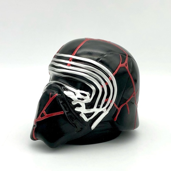 Custom Kylo Ren Helmet Kintsugi Ceramic Bank Star Wars The Rise Of Skywalker - Picture 17 of 17